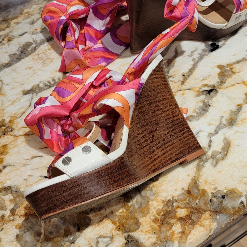 Wedge Ankle tie shoes - Picture 3 of 8